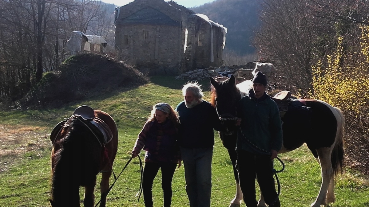 a cavallo a Montegiusto